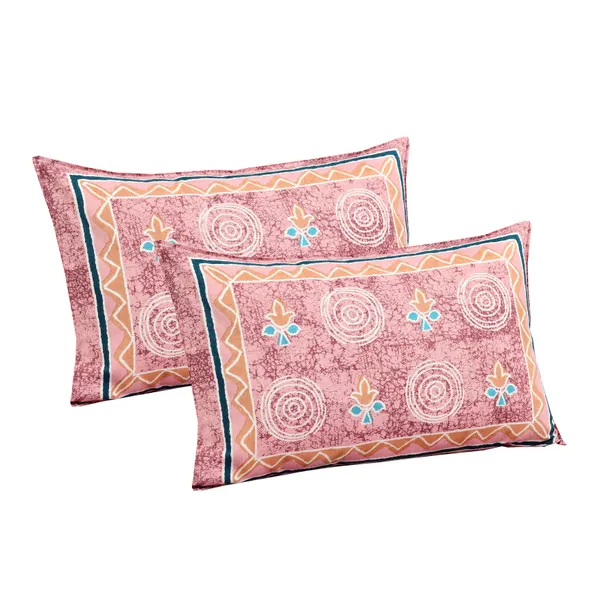 Pink__Cotton_Feel_Floral_Embroidery_Pillow_Cover_108_X_108_Inch