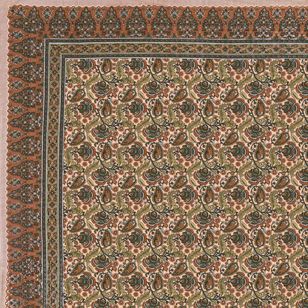 Beige_And_Green_Cotton_Feel_Printed_Bedding_Set_100_X_108_Inch