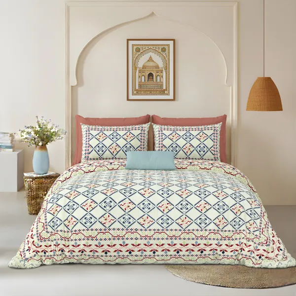 Blue_Cotton_Feel_Floral_Embroidery_Cushion_Cover_100_X_108_Inch