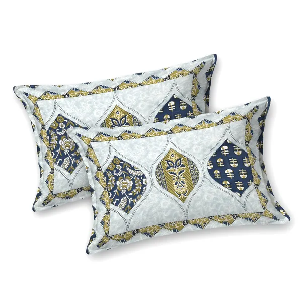Blue_Cotton_Feel_Geometric_Print_Bedding_Set_95_X_108_Inch