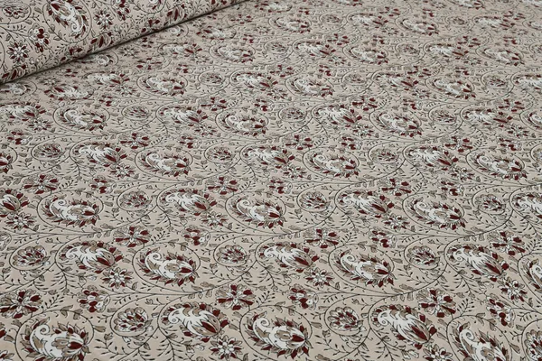 Gray__Cotton_Feel_Printed_Bedsheet_108_X_108_Inch