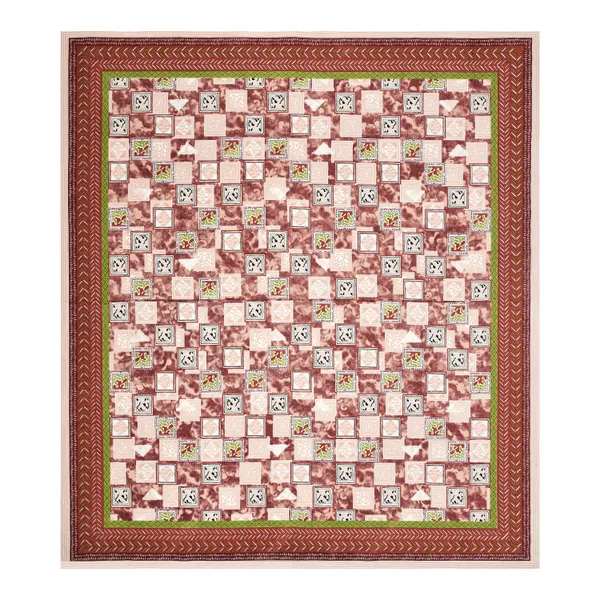 Red__Cotton_Feel_Printed_Bedding_Set_100_X_108_Inch