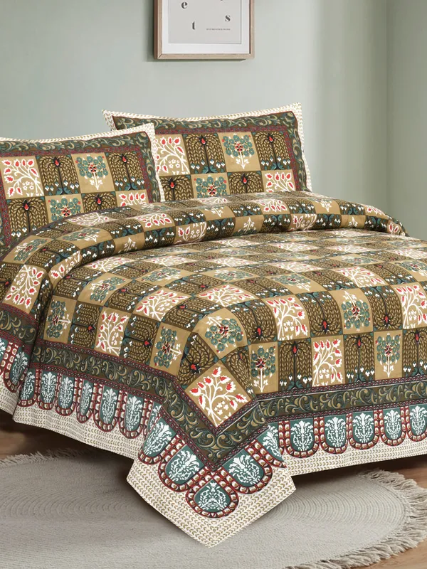 Multicolour_Cotton_Feel_Patchwork_Bedding_Set_108_X_108_Inch