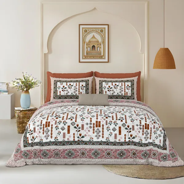 Brown_And_Green_Cotton_Feel_Printed_Pillow_Cover_108_X_108_Inch