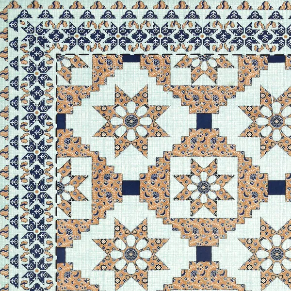 Sky_Blue_Cotton_Feel_Patchwork_Bedding_Set_95_X_108_Inch