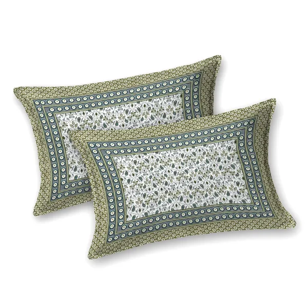 Green_Cotton_Feel_Printed_Bedding_Set_108_X_108_Inch