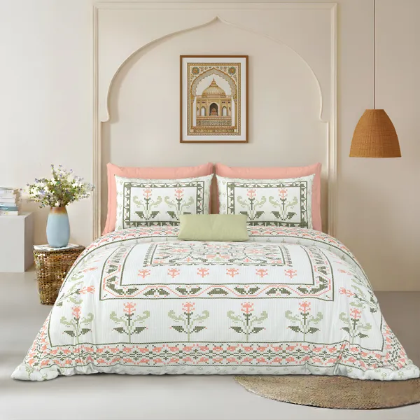 Light_And_Orange_Cotton_Feel_Floral_Embroidery_Cushion_Cover_100_X_108_Inch