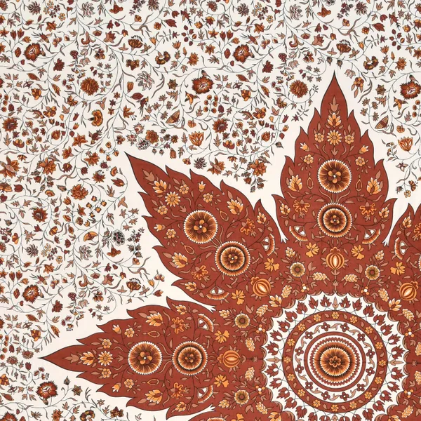 Rust_And_Orange_Cotton_Feel_Printed_Bedding_Set_100_X_108_Inch