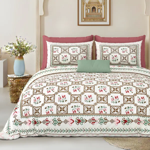 Multicolour_Cotton_Feel_Floral_Printed_Cushion_Cover_100_X_108_Inch