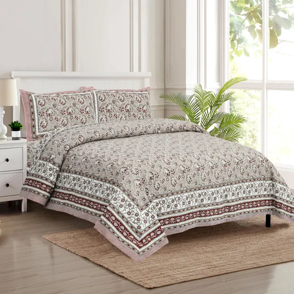 Gray__Cotton_Feel_Printed_Bedsheet_108_X_108_Inch