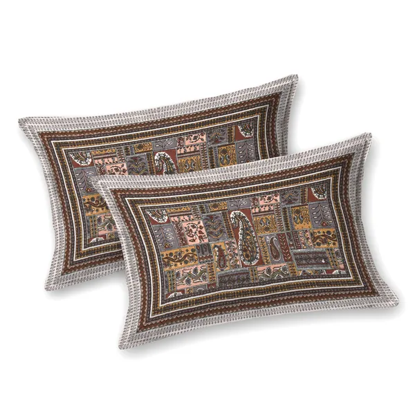 Brown_And_Mustard_Cotton_Feel_Printed_Bedding_Set_100_X_108_Inch