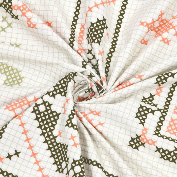 Green_And_Blue_Cotton_Feel_Floral_Embroidery_Bedding_Set_100_X_108_Inch