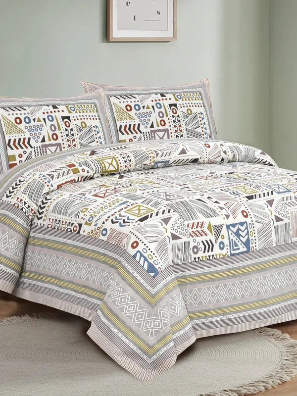 Multicolour_Cotton_Feel_Geometric_Print_Pillow_Cover_108_X_108_Inch