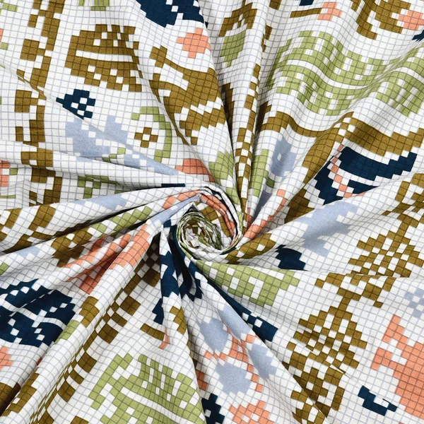 Blue_Cotton_Feel_Floral_Embroidery_Pillow_Cover_100_X_108_Inch