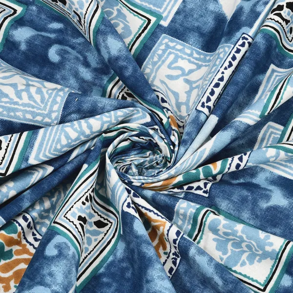 Blue_Cotton_Feel_Patchwork_Bedsheet_100_X_108_Inch