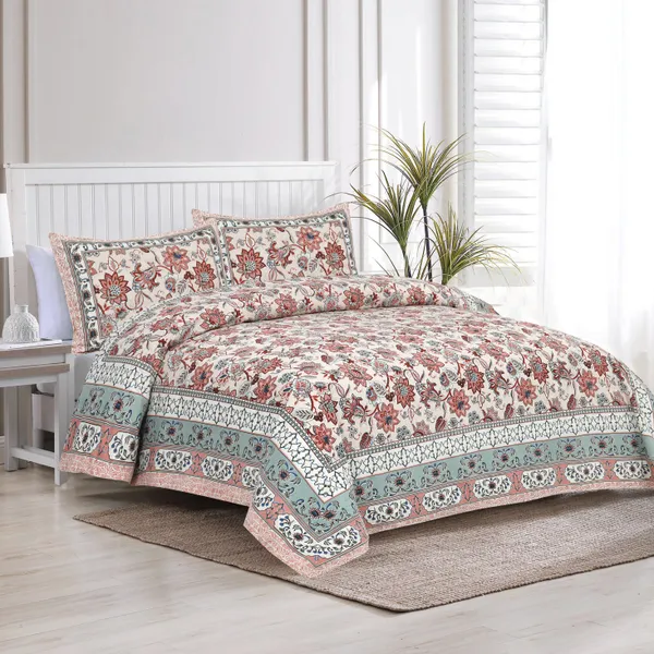 Pink_Cotton_Feel_Printed_Bedding_Set_100_X_108_Inch