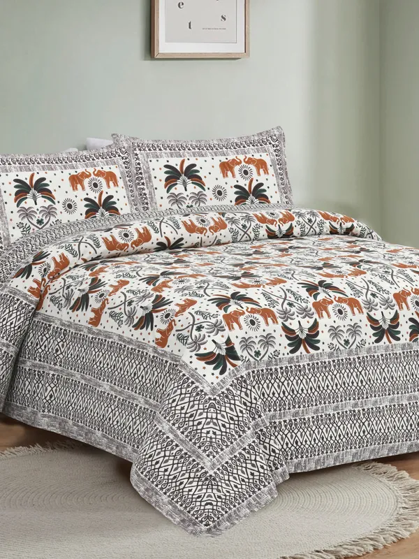 Multicolour_Cotton_Feel_Printed_Bedding_Set_108_X_108_Inch