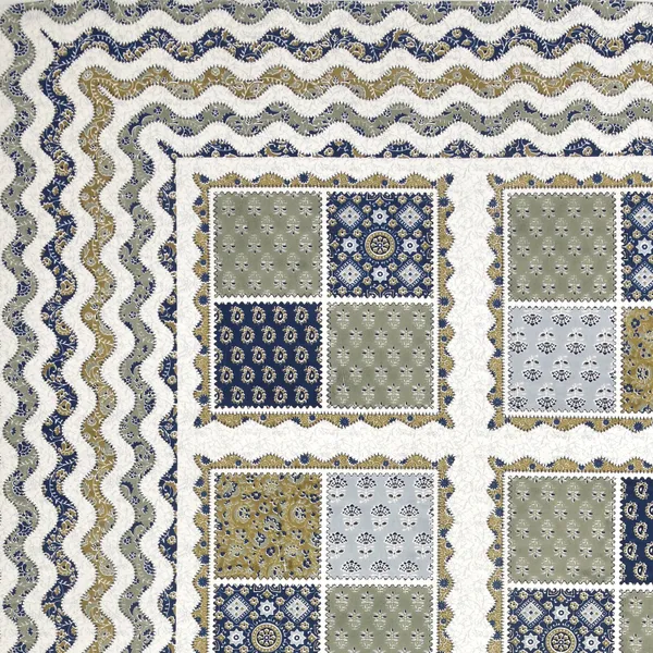 Blue_Cotton_Feel_Patchwork_Pillow_Cover_95_X_108_Inch