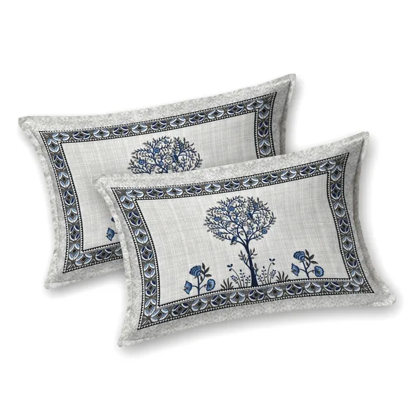 Blue_Cotton_Feel_Printed_Bedsheet_108_X_108_Inch