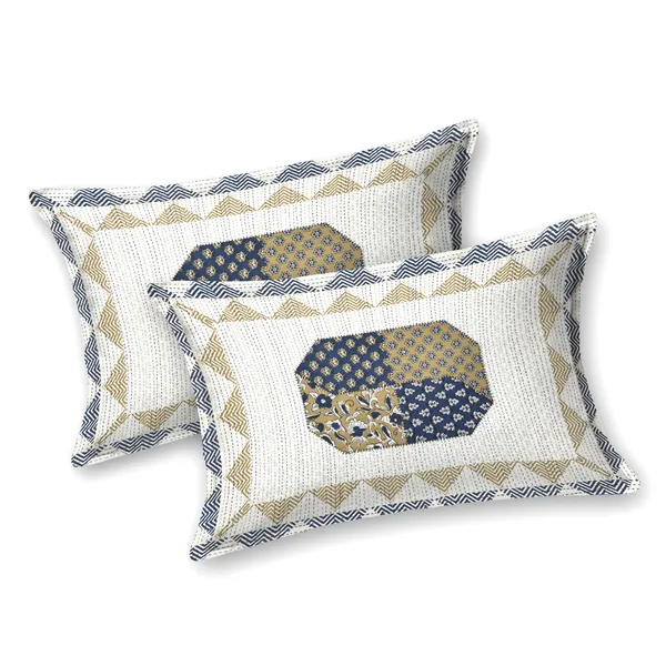 Green_And_Blue_Cotton_Feel_Geometric_Print_Bedding_Set_95_X_108_Inch