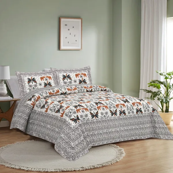 Multicolour_Cotton_Feel_Printed_Bedding_Set_108_X_108_Inch