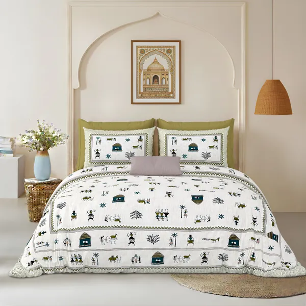 Blue_Cotton_Feel_Printed_Bedding_Set_108_X_108_Inch