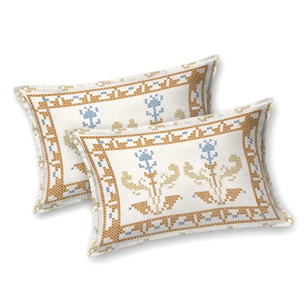 Green_And_Blue_Cotton_Feel_Floral_Embroidery_Bedding_Set_100_X_108_Inch