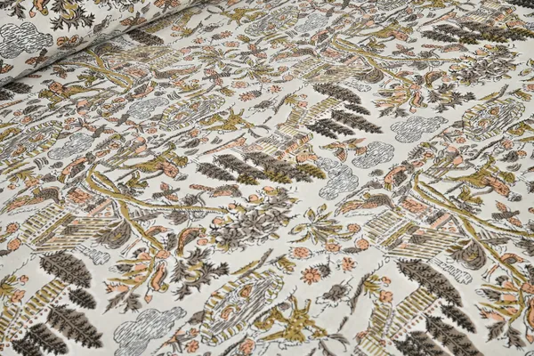 Mustard_And_Green_Cotton_Feel_Printed_Bedding_Set_100_X_108_Inch