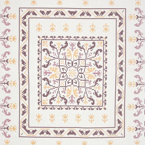 Pink__Cotton_Feel_Floral_Embroidery_Bedding_Set_100_X_108_Inch