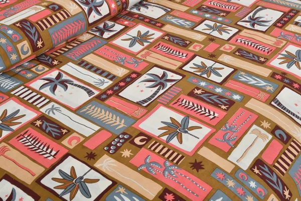 Pink__Cotton_Feel_Geometric_Print_Bedding_Set_108_X_108_Inch