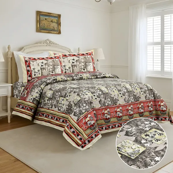 Gray__Cotton_Feel_Floral_Printed_Pillow_Cover_108_X_108_Inch