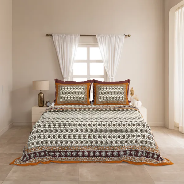 Rust__Cotton_Feel_Printed_Bedding_Set_100_X_108_Inch
