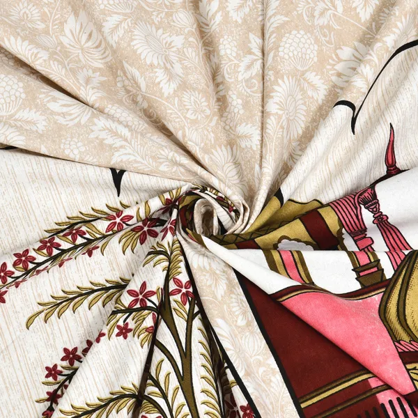 Olive_Green__Cotton_Feel_Printed_Bedding_Set_100_X_108_Inch