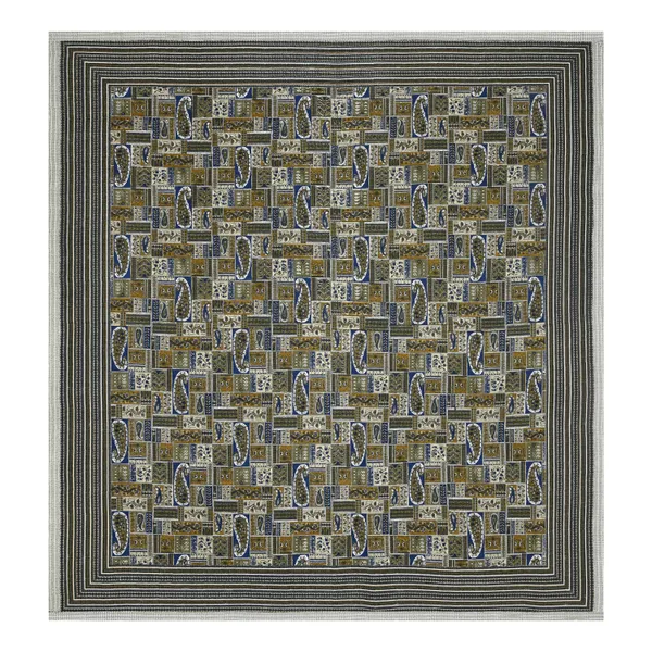 Gray_And_Green_Cotton_Feel_Printed_Bedding_Set_100_X_108_Inch