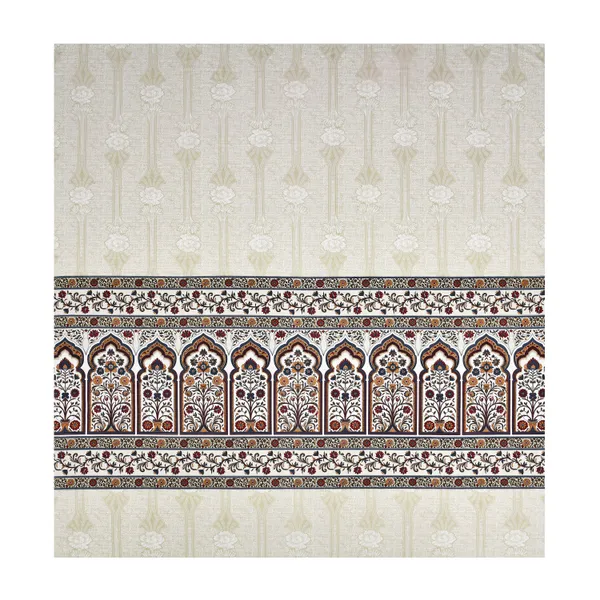 Red_And_White_Cotton_Feel_Mughal_Art_Bedding_Set_100_X_108_Inch