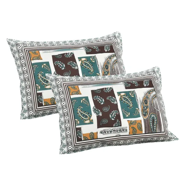 Green_And_Yellow_Cotton_Feel_Printed_Bedding_Set_108_X_108_Inch