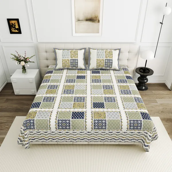 Blue_Cotton_Feel_Patchwork_Pillow_Cover_95_X_108_Inch