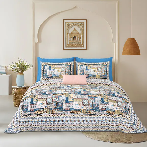 Blue_And_Gray__Cotton_Feel_Printed_Pillow_Cover_100_X_108_Inch