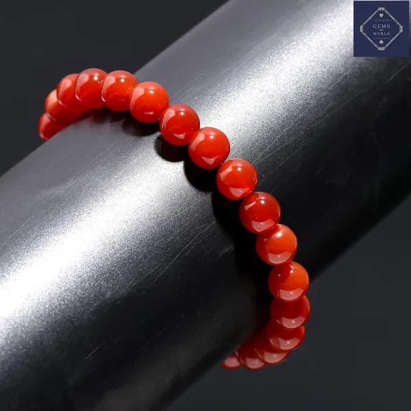 Natural_Red_Carnelian_Gemstone_Beaded_Bracelet