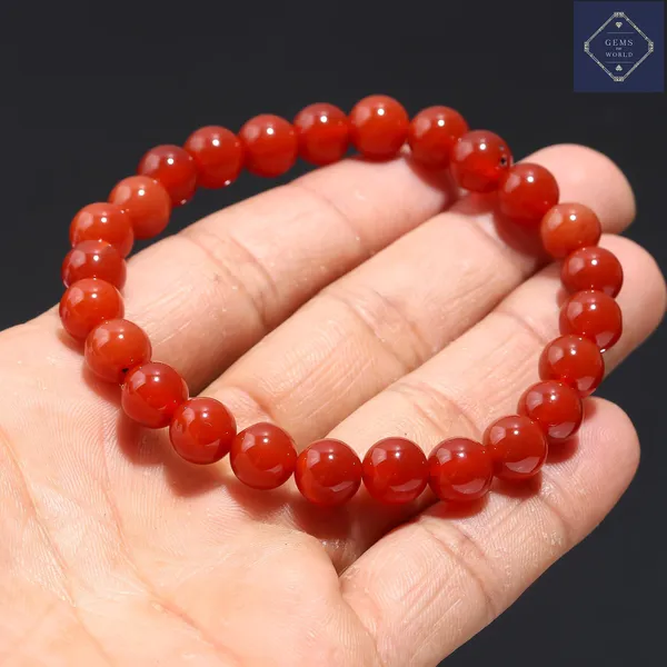 Natural_Red_Carnelian_Gemstone_Beaded_Bracelet