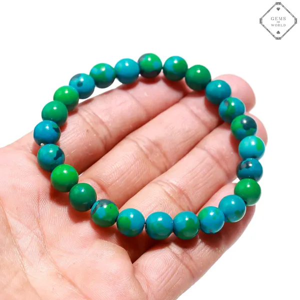 Green_And_Blue_Chrysocolla_Gemstone_Bracelet