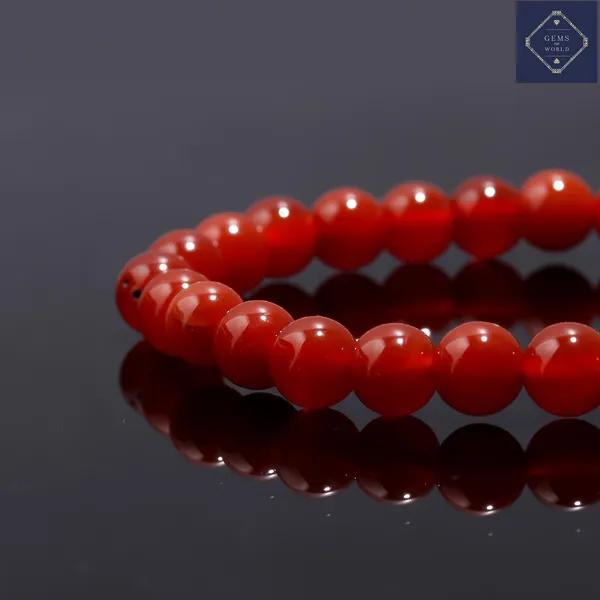 Natural_Red_Carnelian_Gemstone_Beaded_Bracelet