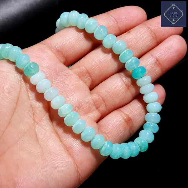 Natural_Amazonite_Gemstone_Beaded_Stretch_Necklace_Blue_Green_Stone_Jewelry