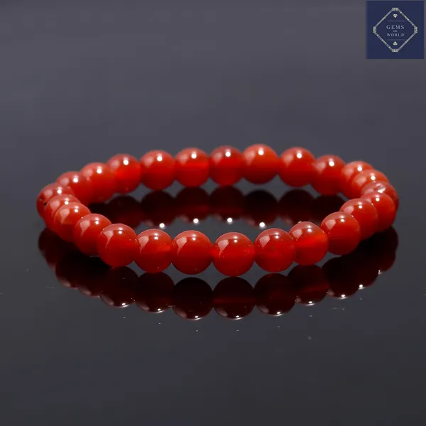 Natural_Red_Carnelian_Gemstone_Beaded_Bracelet