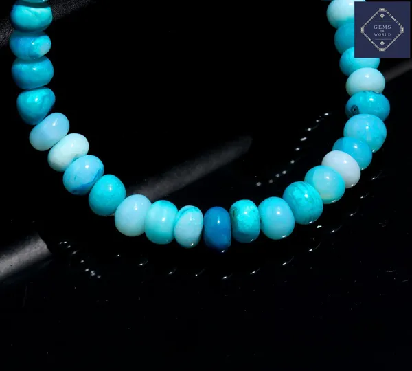 Natural_Turquoise_Blue_Beaded_Necklace_Smooth_Rondelle_Stone_Stretch_Necklace