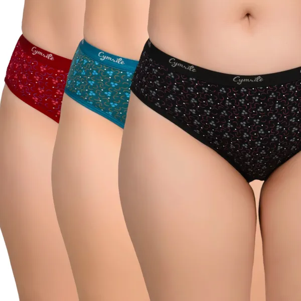 Cymrite_Women_Hipster_Multicolor_Panty