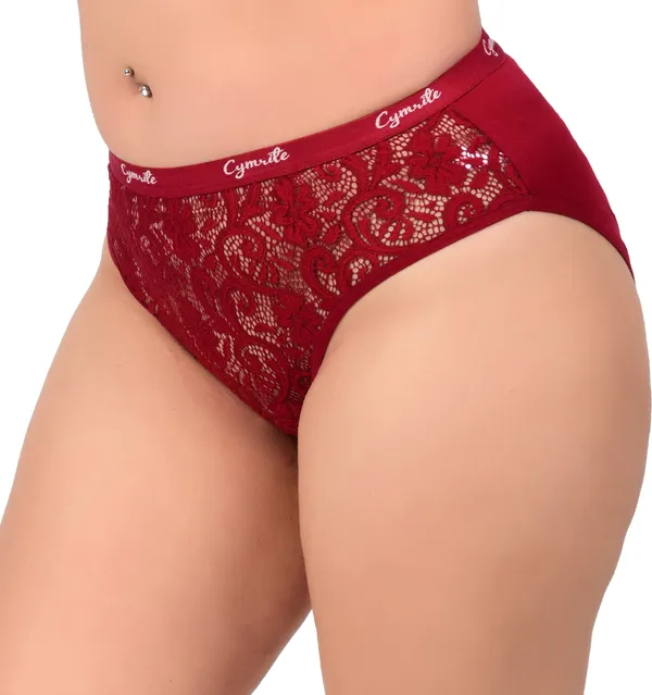 Cymrite_Women_Hipster_Maroon_Panty