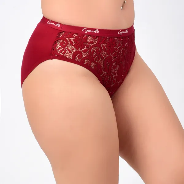 Cymrite_Women_Hipster_Maroon_Panty