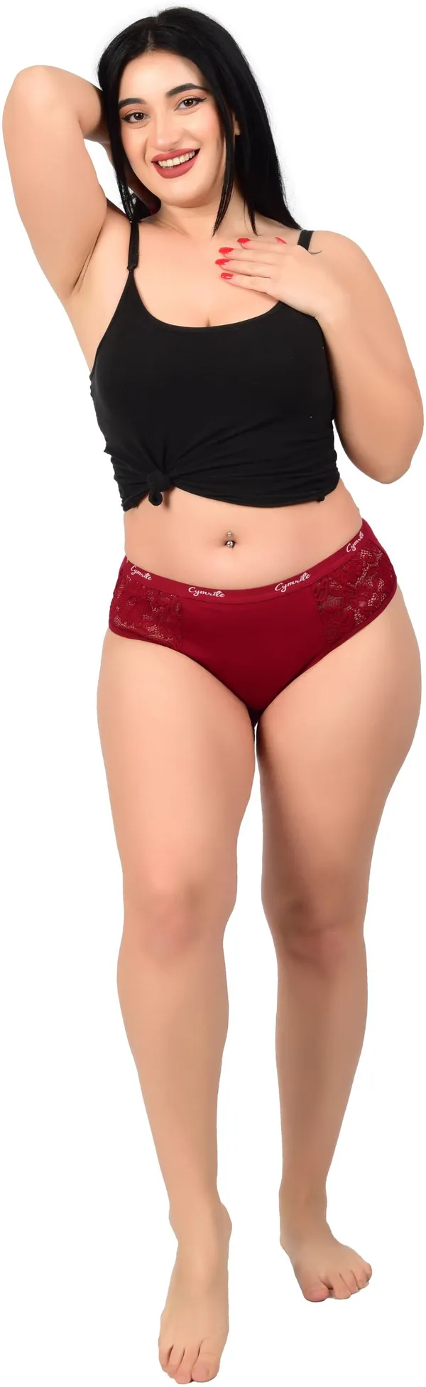 Cymrite_Women_Hipster_Maroon_Panty