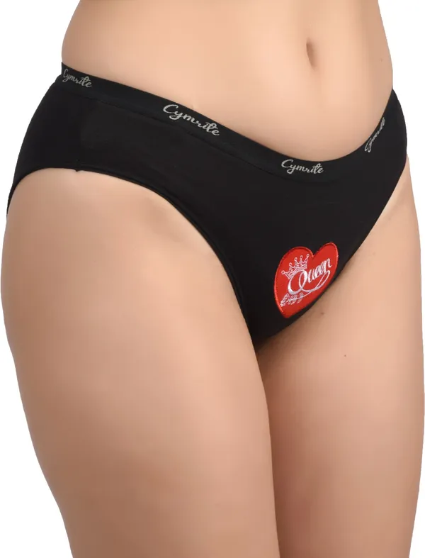 Cymrite_Women_Bikini_Black_Panty